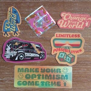 Dutch Bros Colorful Party Sticker Set